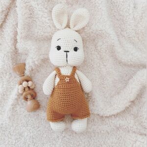 Handmade Amigurumi Bunny.